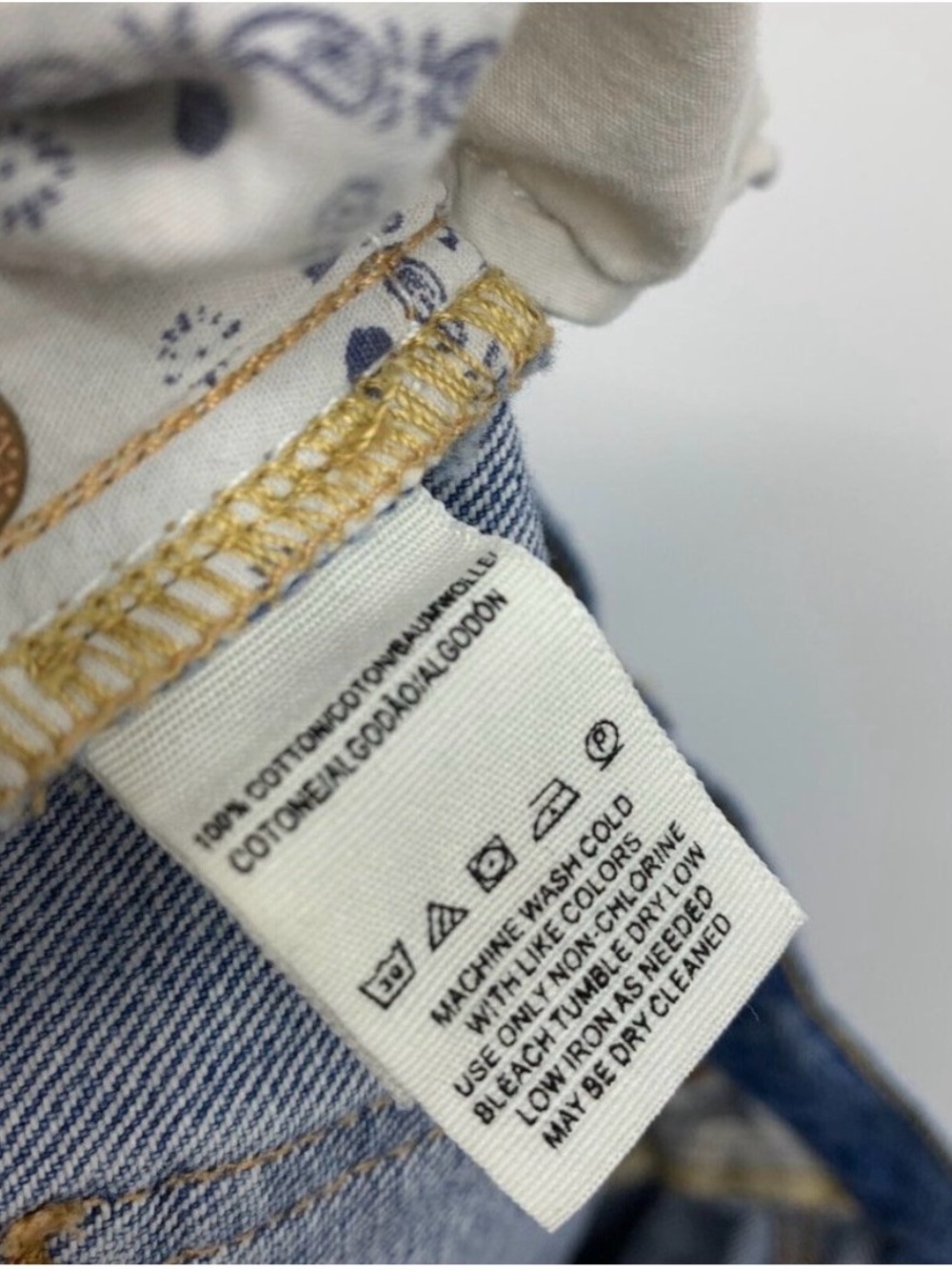 Free People We The Free Blossom Rigid Crop Skinny Jeans EUC Size 27 - Picture 9 of 10